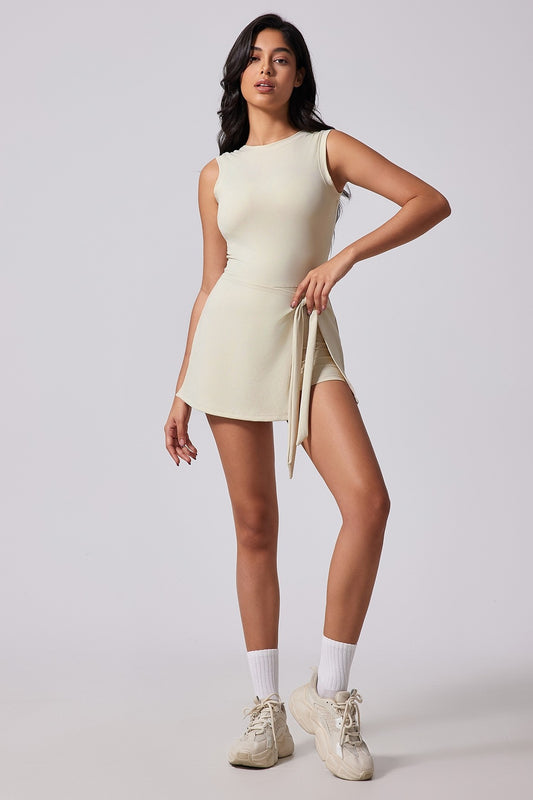 Go Wrong Tie Front Dress