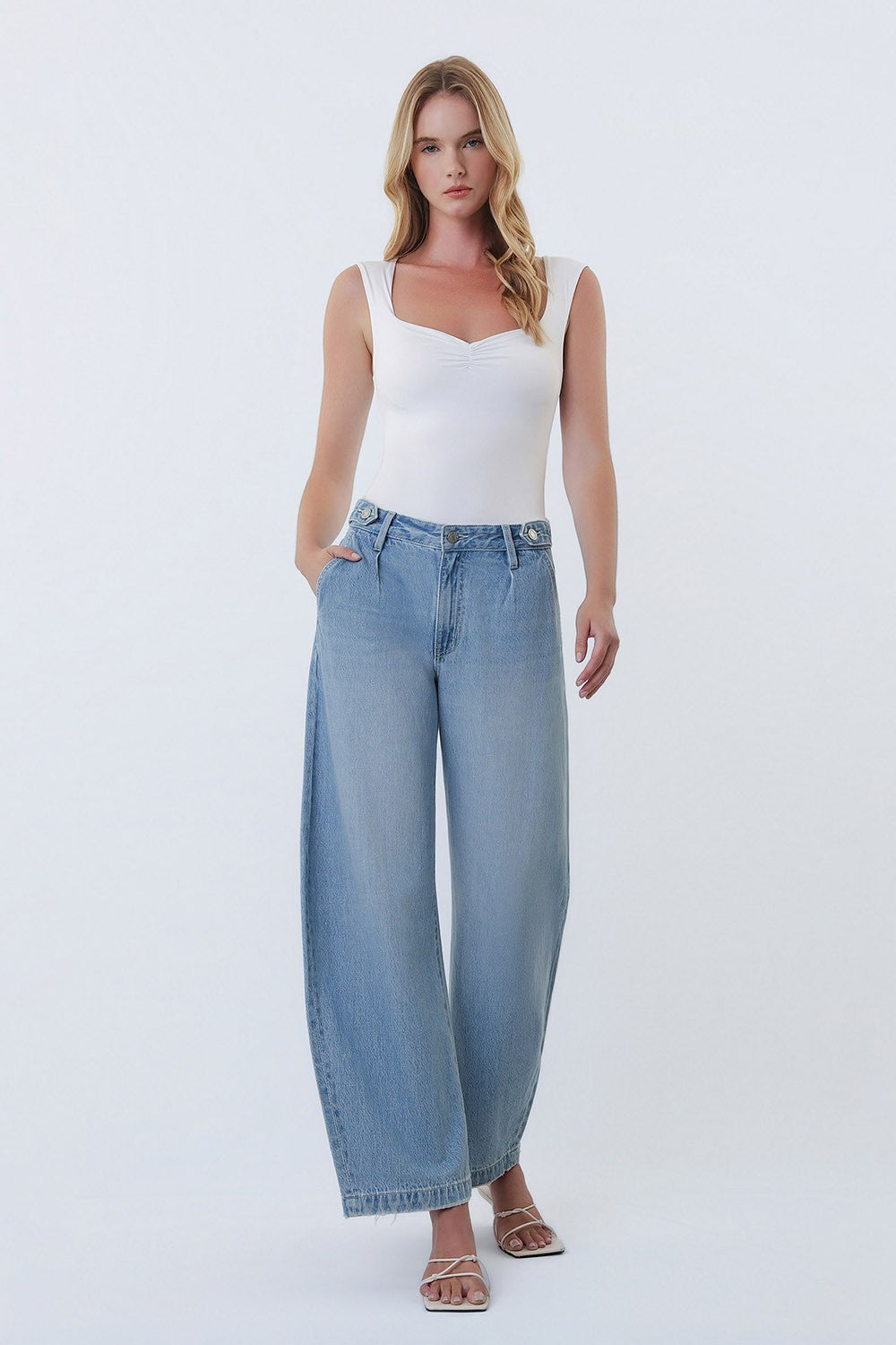 Soft Horizon Barrel Jeans