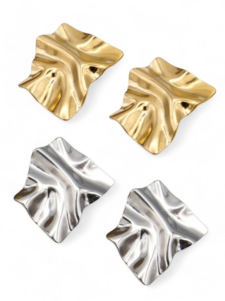 Visionary Statement Earrings Gold