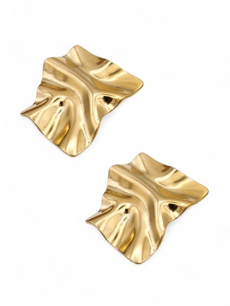 Visionary Statement Earrings Gold