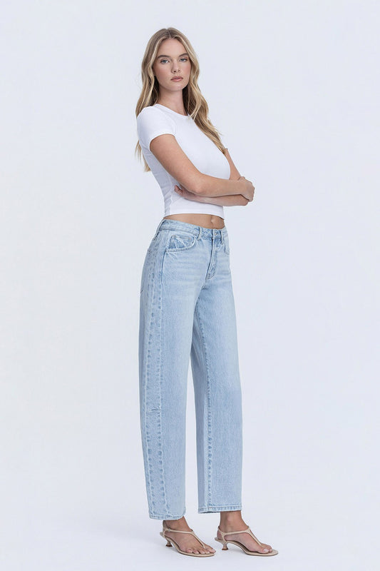 Writing Pages Barrel Jeans