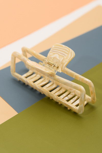 Fit In Claw Clip Ivory