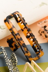 Fit In Claw Clip Brown