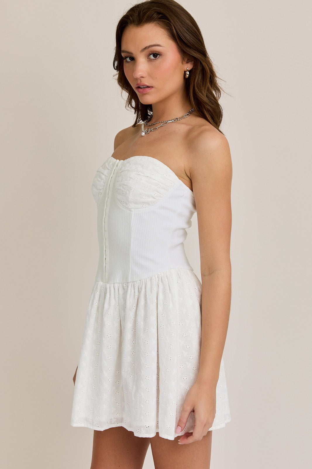 Something New Tube Mini Dress