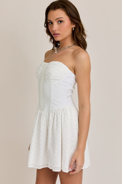 Something New Tube Mini Dress