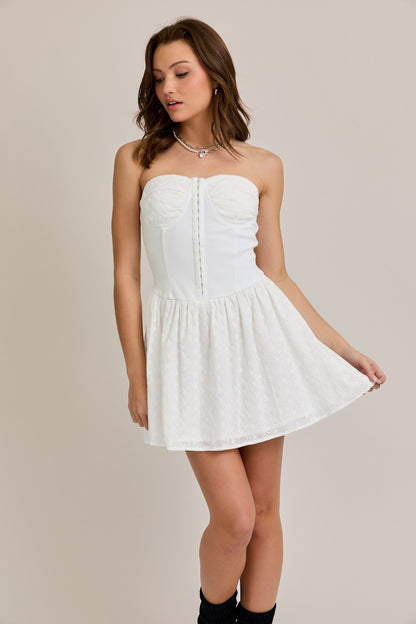 Something New Tube Mini Dress