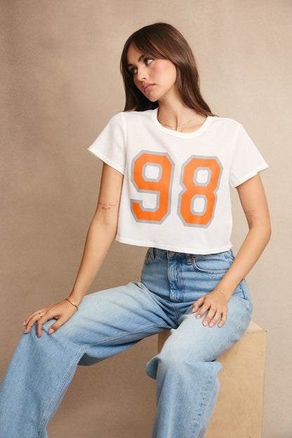 Varsity Crush '98 Crop Tee