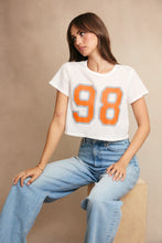 Load image into Gallery viewer, Varsity Crush &#39;98 Crop Tee
