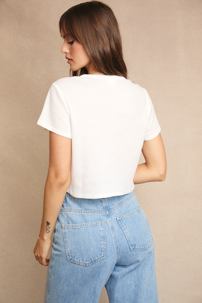 Varsity Crush '98 Crop Tee