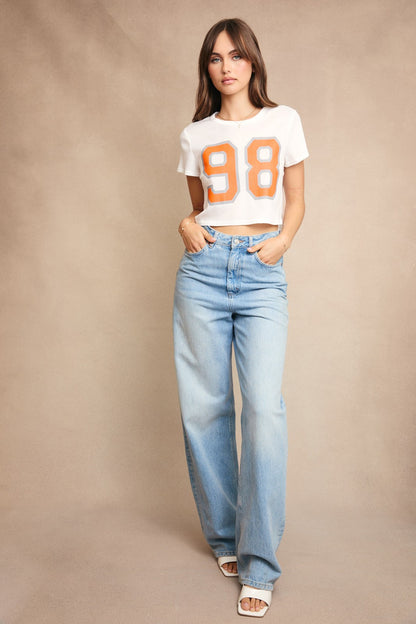 Varsity Crush '98 Crop Tee