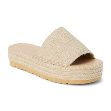 Load image into Gallery viewer, Del Mar Platform Sandal Natural Raffia
