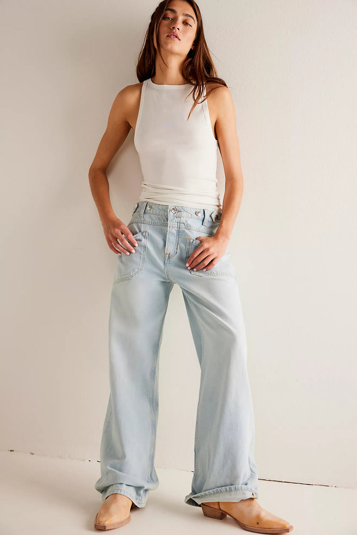 Palmer Cuffed Jean Daydream Blue