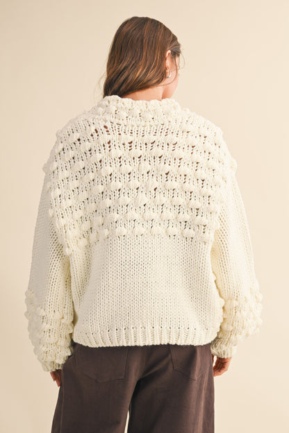 Baby Steps Tie Cardigan