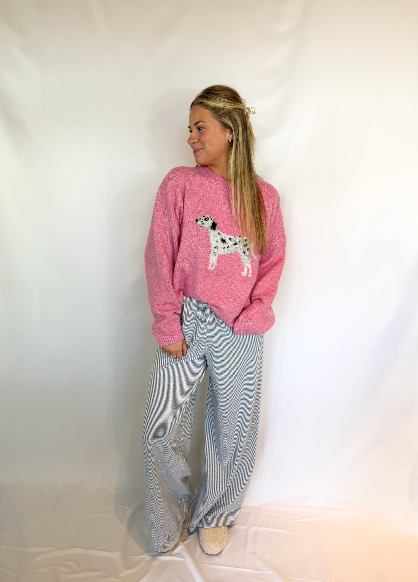 Dalmatian Crush Pullover