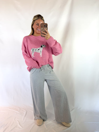 Dalmatian Crush Pullover