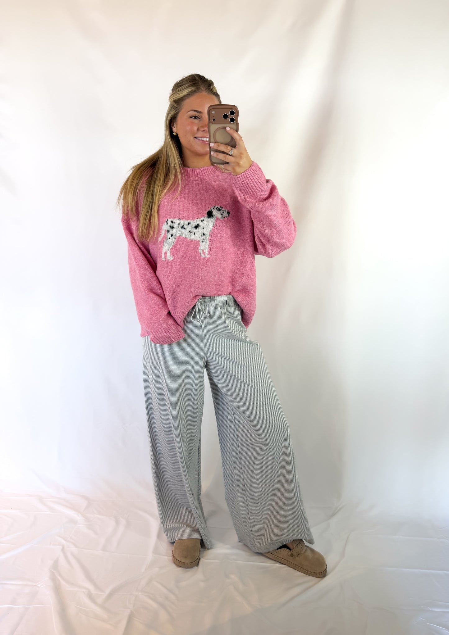 Dalmatian Crush Pullover