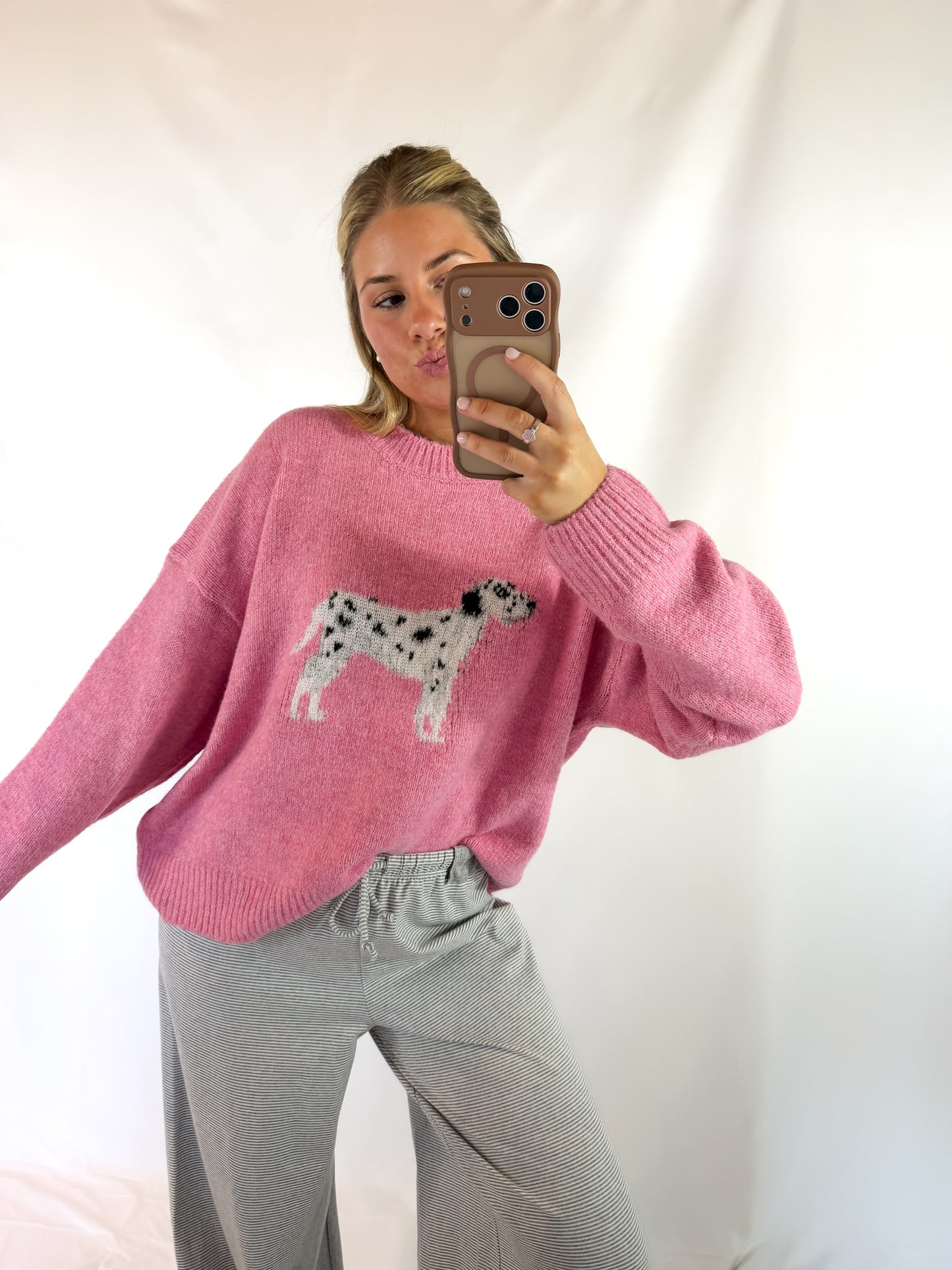 Dalmatian Crush Pullover