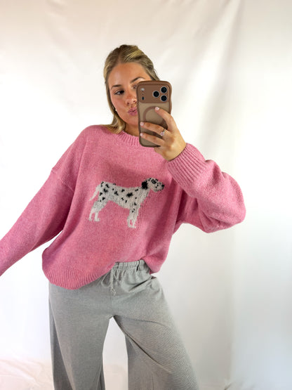 Dalmatian Crush Pullover