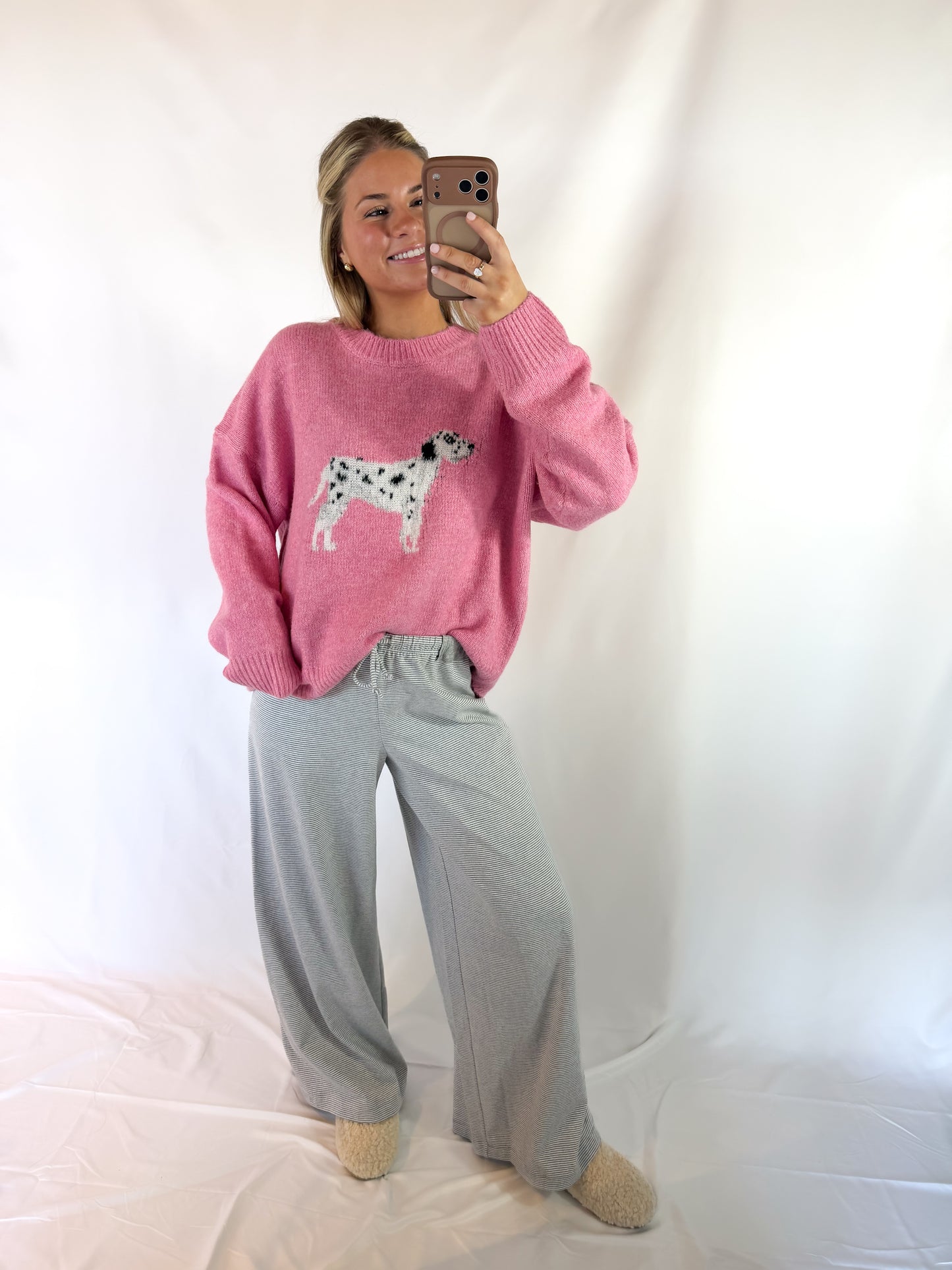 Dalmatian Crush Pullover