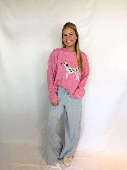 Dalmatian Crush Pullover