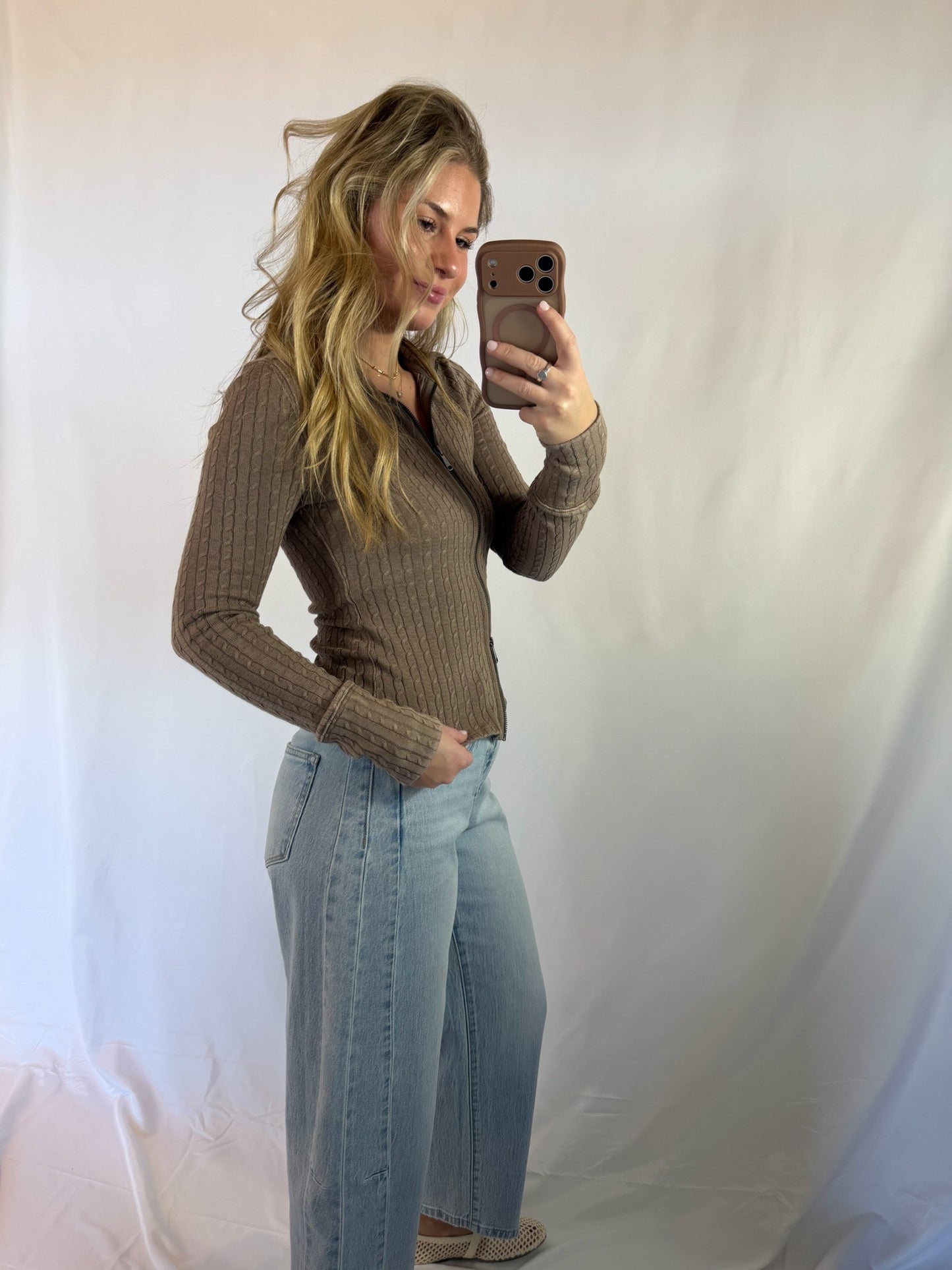 Brunch Girl Zip-Up