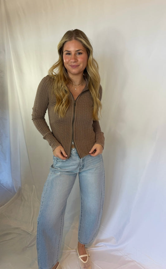 Brunch Girl Zip-Up