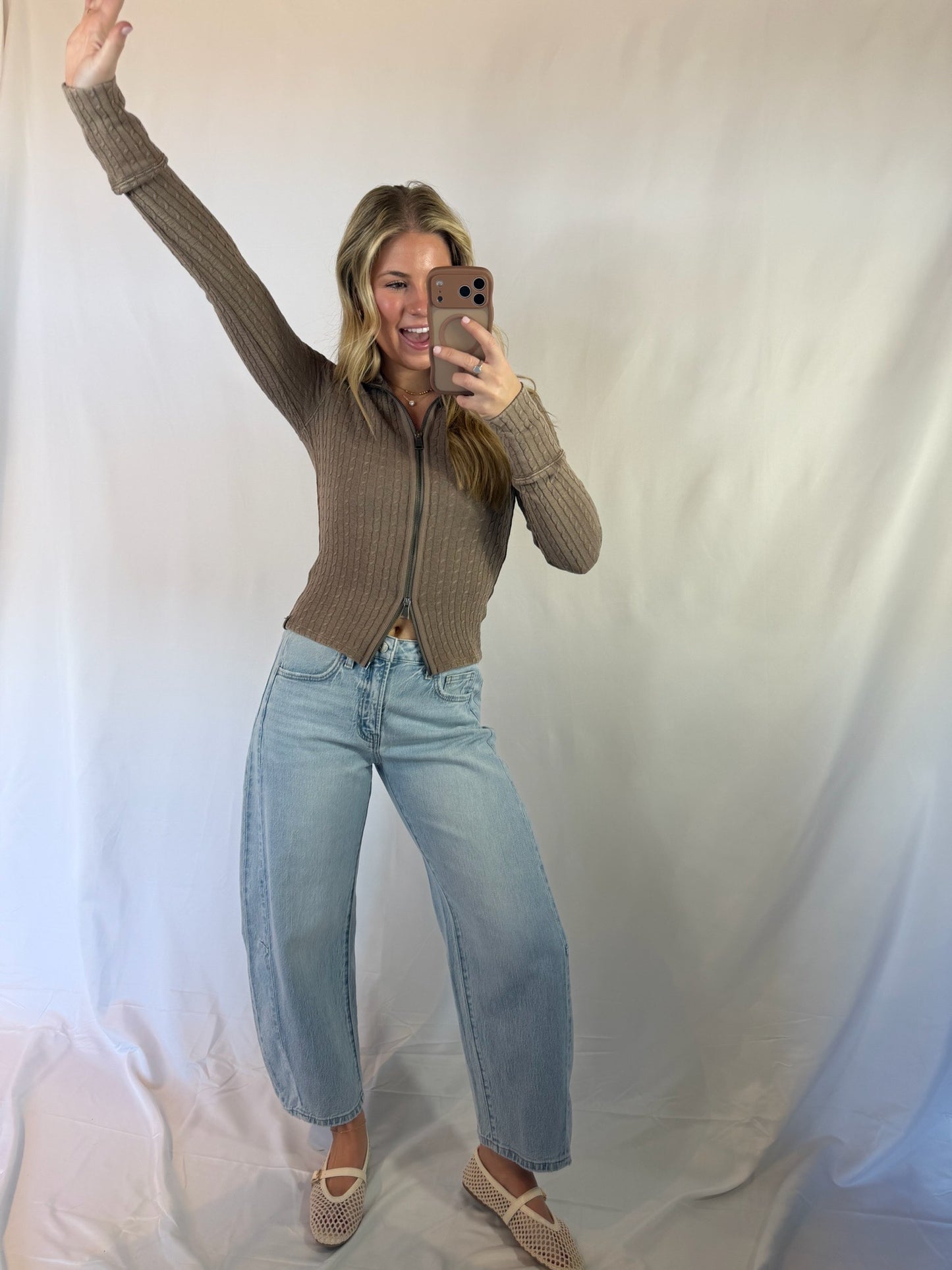 Brunch Girl Zip-Up
