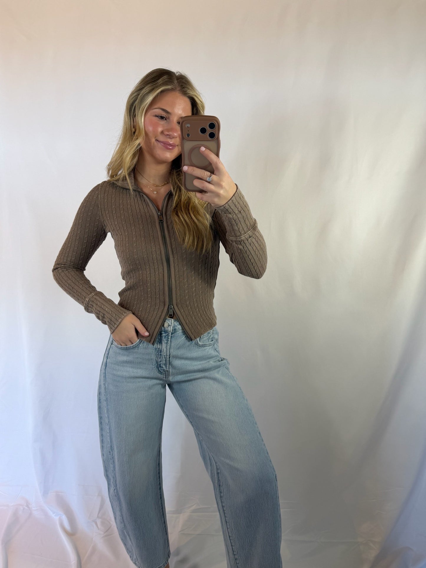 Brunch Girl Zip-Up