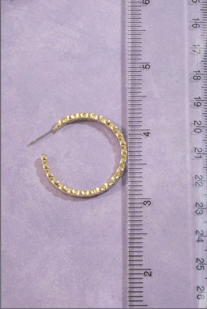 Beverly Cz Hoop Earrings