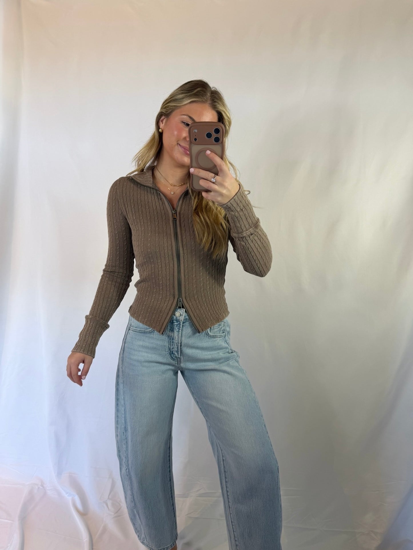 Brunch Girl Zip-Up