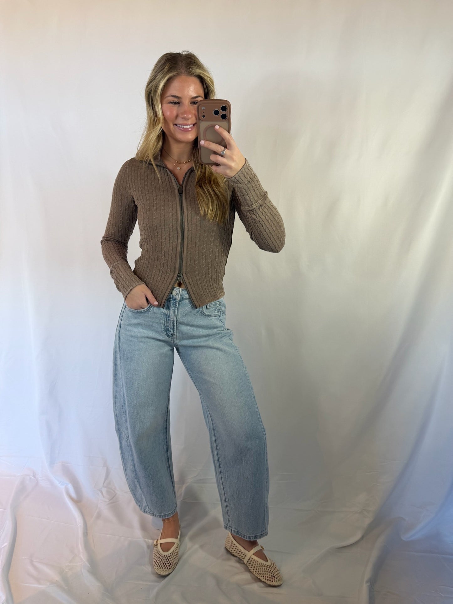 Brunch Girl Zip-Up