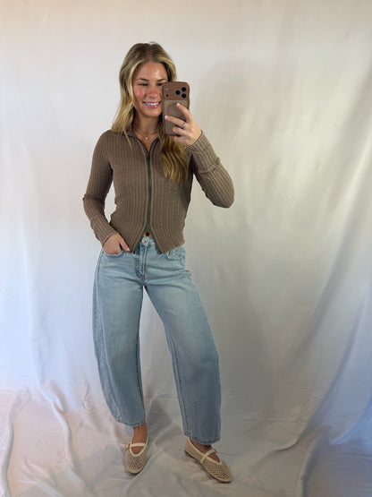 Brunch Girl Zip-Up