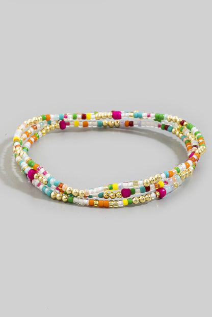 No Doubt Multicolor Beaded Bracelet Set