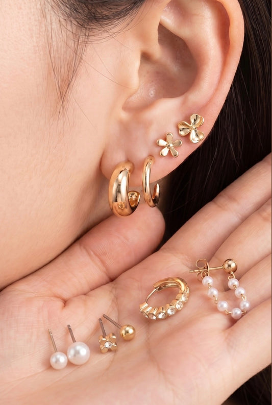 Everywhere Everything Floral Earring Set