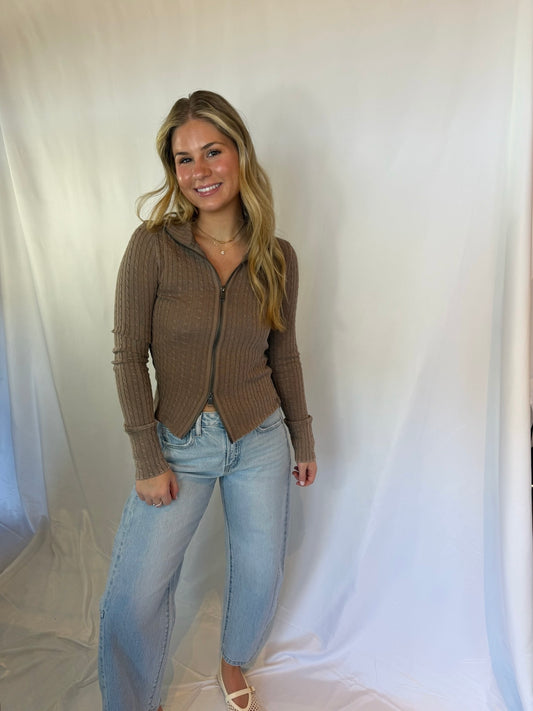 Brunch Girl Zip-Up