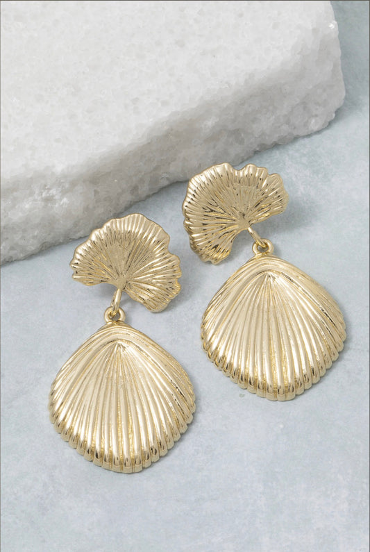 Find Comfort Shell Drop Earrings