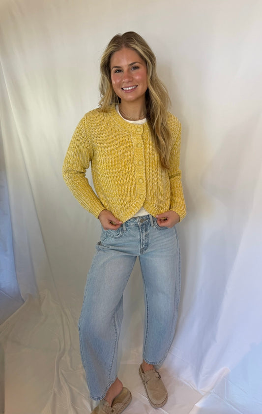 Sunroof Tulip Hem Cardi