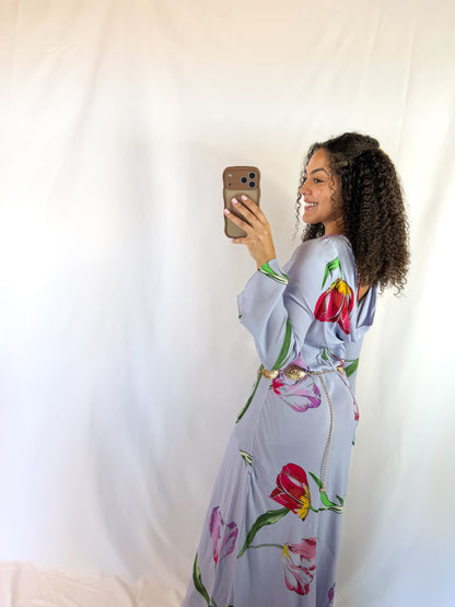 Zadie Diagonal Seam Midi