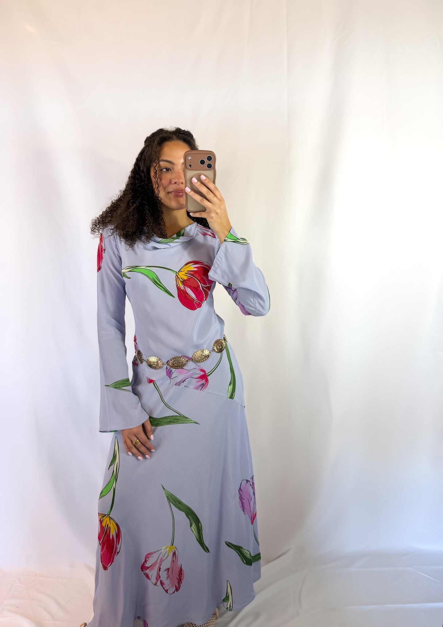 Zadie Diagonal Seam Midi