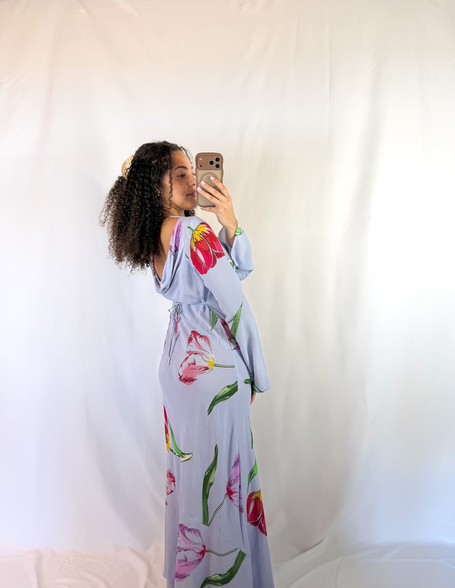 Zadie Diagonal Seam Midi