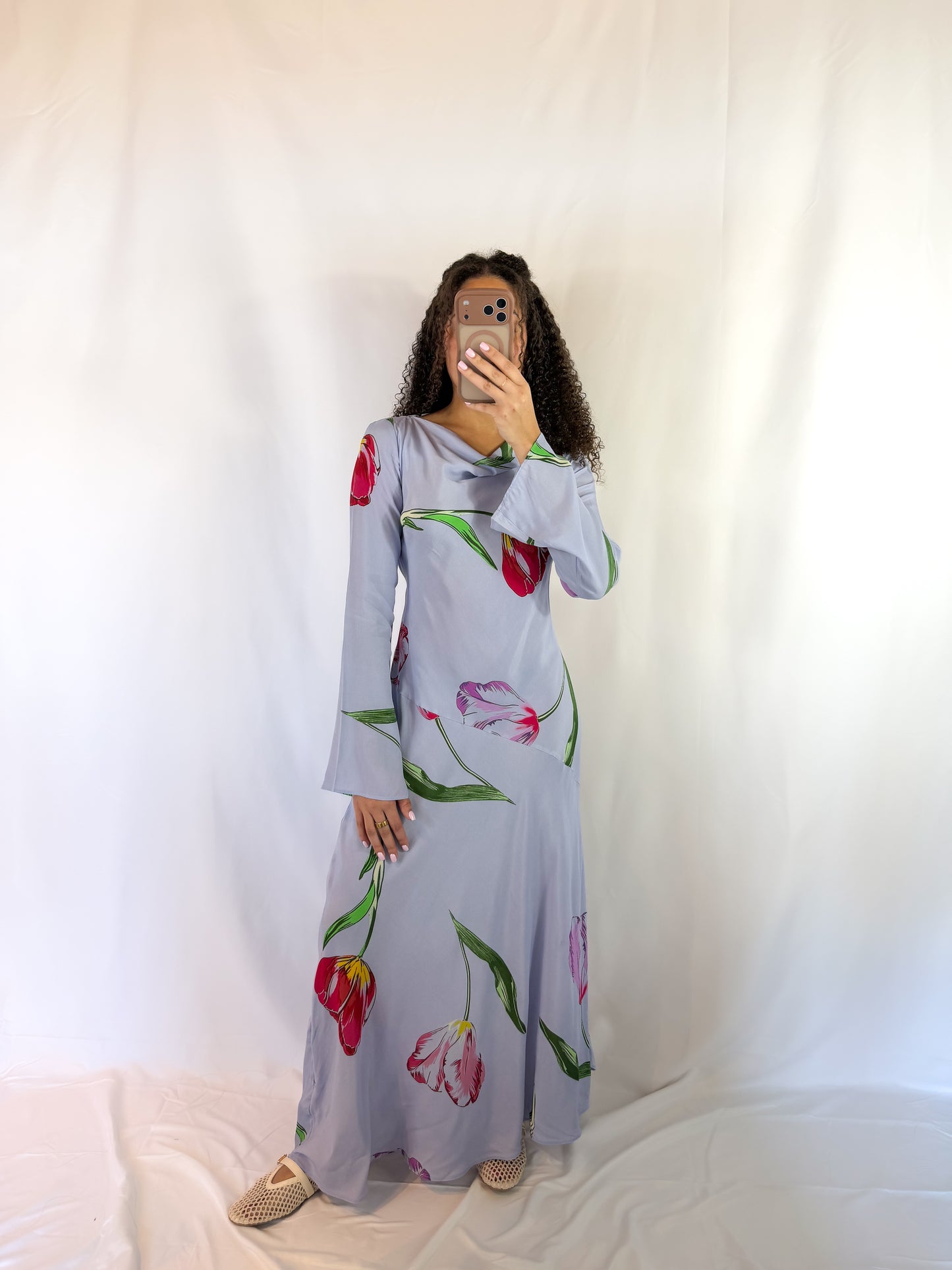 Zadie Diagonal Seam Midi