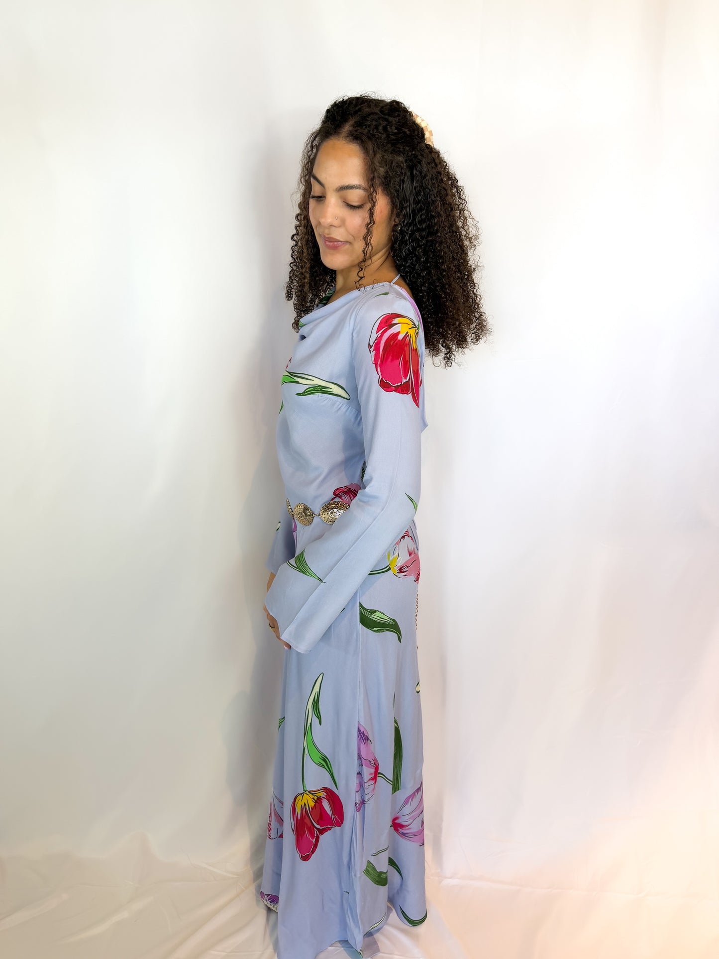 Zadie Diagonal Seam Midi