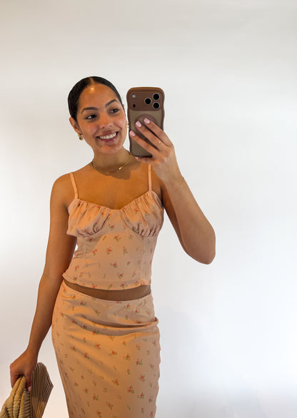 Gia Lace Back Top