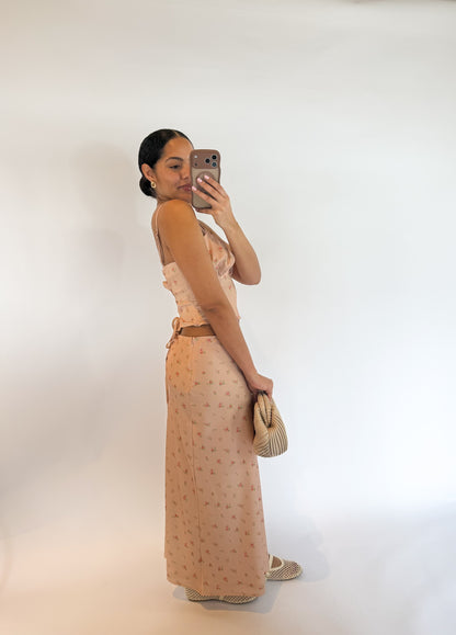 Gia Lace Back Top