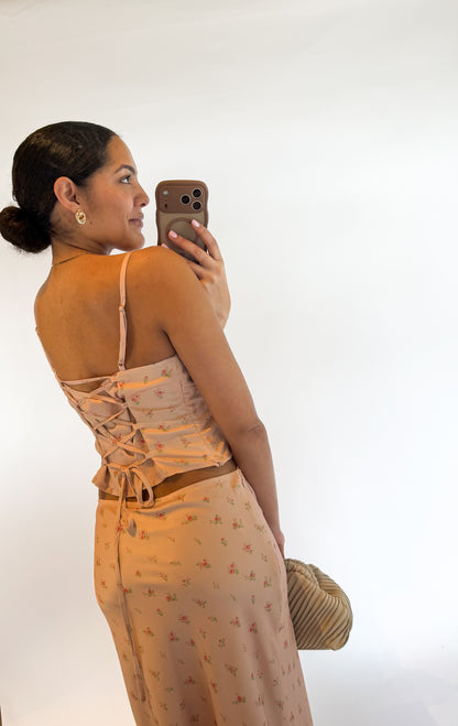 Gia Lace Back Top