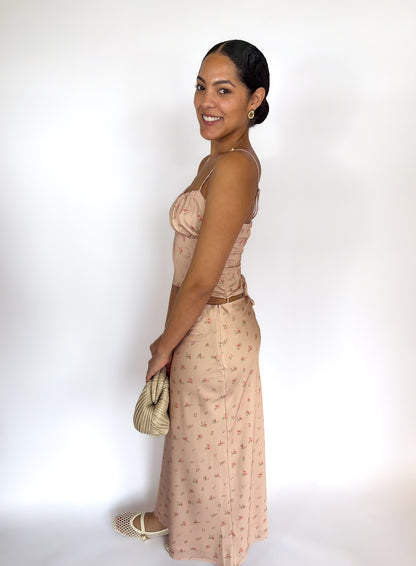 Gia Bias Midi Skirt