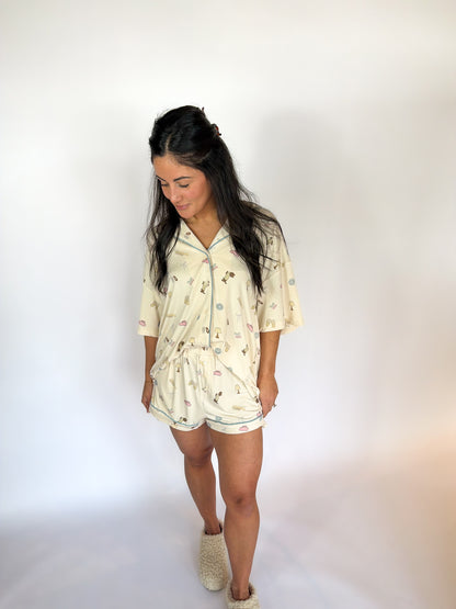 Do Not Disturb PJ Shorts