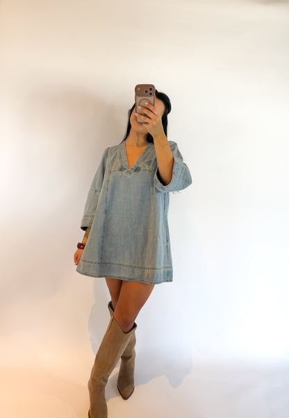 Goldie Balloon Sleeve Dress