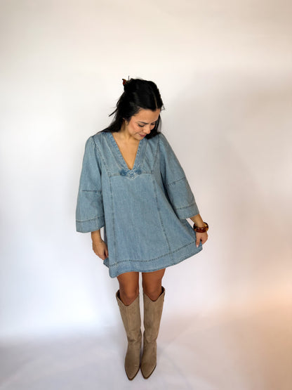 Goldie Balloon Sleeve Dress