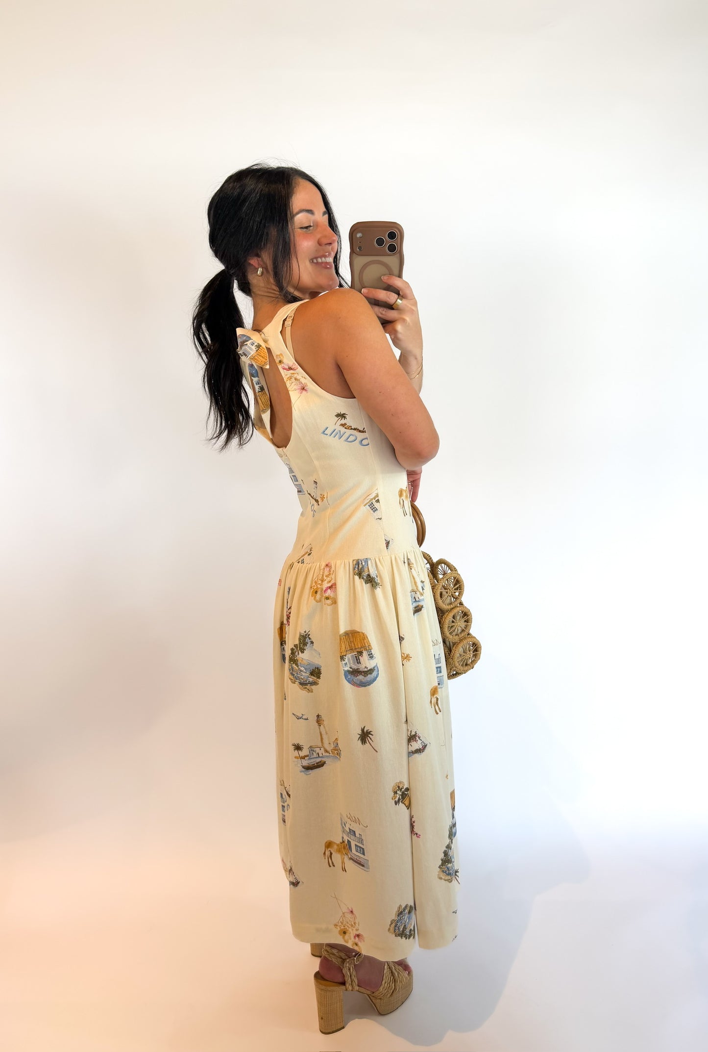 New Release Printed Midi Dress